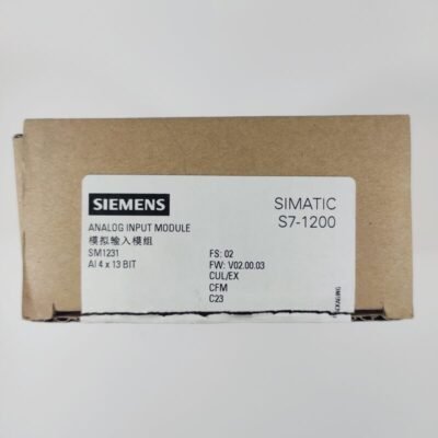 SIEMENS S7 1200 SM 1231 AI 4×13 BIT FS:02  – 6ES7 231-4HD32-0XB0 - SM1231 AI 4 x 13 BIT – 6ES7231-4HD32-0XB0