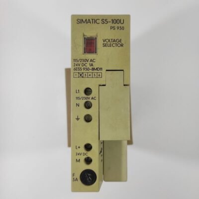 SIEMENS S5 SIMATIC S5-100U POWER SUPPLY – 6ES5 930-8MD11 – S5 100U FUENTE ALIMENTACION 6ES5930-8MD11
