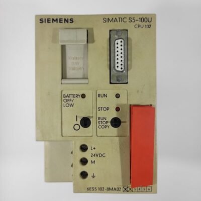SIEMENS S5 SIMATIC S5-100U CPU 102 – 6ES5 102-8MA02 — S5 100U CPU 102 – 6ES5102-8MA02