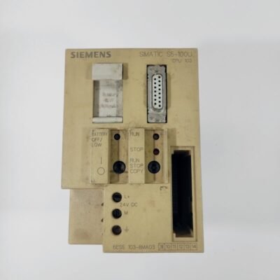 SIEMENS S5 SIMATIC S5-100U CPU 103 – 6ES5 103-8MA03 - S5 100U CPU 103 – 6ES5103-8MA03