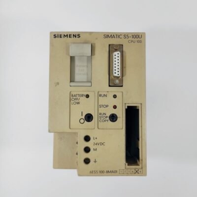 SIEMENS S5 SIMATIC S5-100U CPU 100 – 6ES5 100-8MA01 - S5 100U CPU 100 – 6ES5100-8MA01