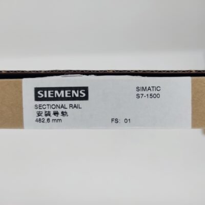 SIEMENS SIMATIC S7 1500 SECTIONAL RAIL CARRIL 482,6 mm — 6ES7 590-1AE80-0AA0 – 6ES7590-1AE80-0AA0