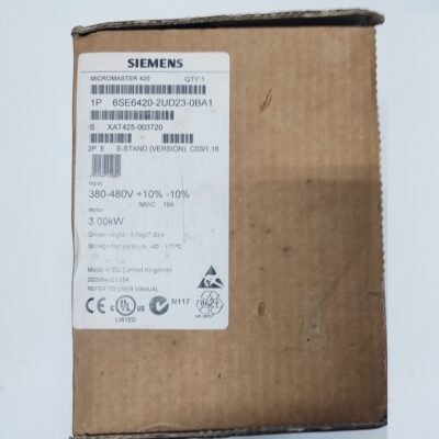 SIEMENS MICROMASTER 420 – 6SE6420-2UD23-0BA1 + PANEL 6SE6400-0BP00-0AA0 - 6SE6 420-2UD23-0BA1 - INVERTER MOTOR