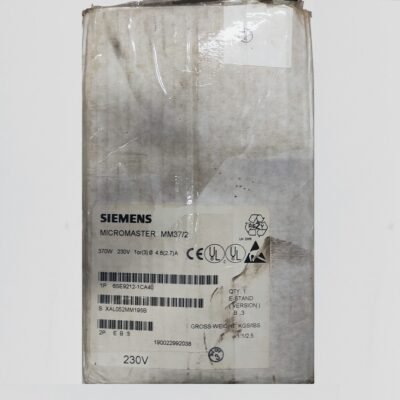 SIEMENS MICROMASTER MM37/2 – 6SE9212-1CA40 – MM37 2 – 6SE9 212-1CA40 – INVERTER MOTOR