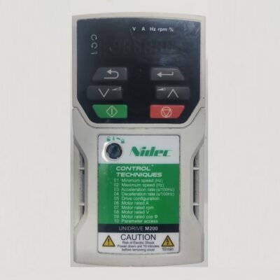 CONTROL TECHNIQUES NIDEC M200 012 00042 A – STD1809 – INVERTER 0,75 KW
