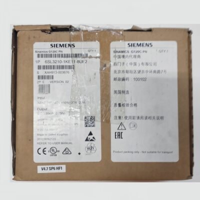 SIEMENS SINAMICS G120C PN 0,55 KW – 6SL3210-1KE11-8UF2 - G120 C PN – 6SL3 210-1KE11-8UF2
