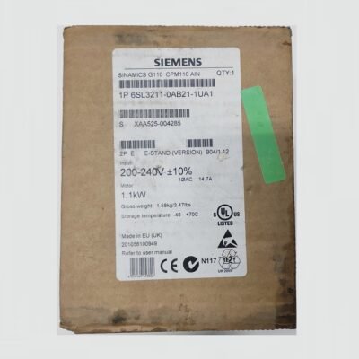 SIEMENS SINAMICS G110 CPM110 AIN – 6SL3211-0AB21-1UA1 – 1,1 KW INVERTER – 6SL3 211-0AB21-1UA1