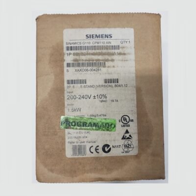 SIEMENS SINAMICS G110 CPM110 AIN – 6SL3211-0AB21-5UA1 – 1,5 KW INVERTER - 6SL3 211-0AB21-5UA1