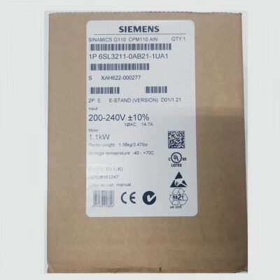REVISAR ** SIEMENS SINAMICS G110 CPM110 AIN – 6SL3211-0AB21-1UA1 – 1,1 KW INVERTER - 6SL3 211-0AB21-1UA1