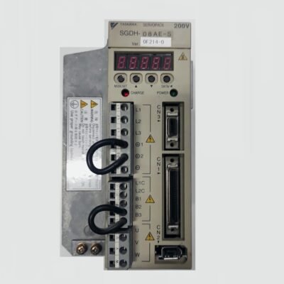 YASKAWA SGDH-08AE-S – VER. 0F214-0 – AC SERVO DRIVER – OMRON SGDH 08AE S