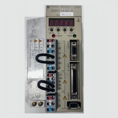 YASKAWA SGDH-08AE-S – VER. 0F214-0 – AC SERVO DRIVER – OMRON SGDH 08AE S