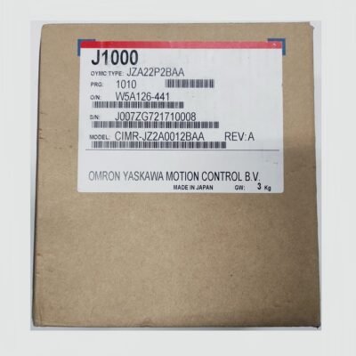 YASKAWA J1000 – CIMR-JZ2A0012BAA – JZA22P2BAA – INVERTER MOTOR – OMRON CIMR JZ2A0012BAA