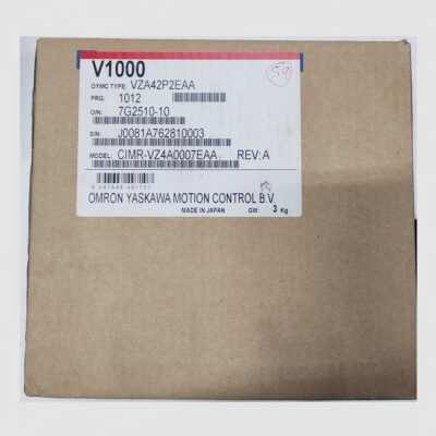 YASKAWA V1000 – CIMR-VZ4A0007EAA – 5,5 KW – TYPE VZA42P2EAA – OMRON – CIMR VZ4A0007EAA – INVERTER MOTOR