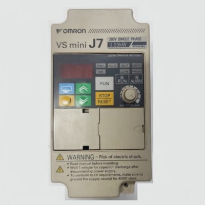 OMRON VS MINI J7  CIMR-J7AZB0P4 – 0,55 KW – 200 V – AC1PH – INVERTER MOTOR – CIMR J7AZB0P4