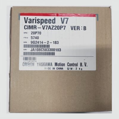 OMRON VARISPEED V7 – CIMR-V7AZ20P7 – 0,75 KW  200 V  AC3PH – INVERTER MOTOR – YASKAWA CIMR V7AZ20P7