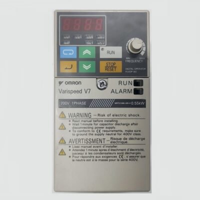 OMRON VARISPEED V7 – CIMR-V7AZB0P4 – 0,55 KW – 200 V – AC1PH – INVERTER MOTOR – YASKAWA CIMR V7AZB0P4