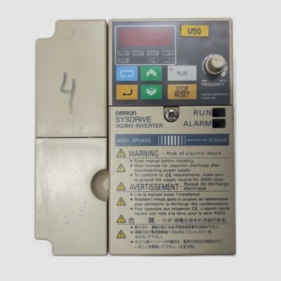 OMRON SYSDRIVE 3G3MV-A4004 – 0,55 KW - AC3PH 400 V – INVERTER MOTOR - 3G3MV A4004