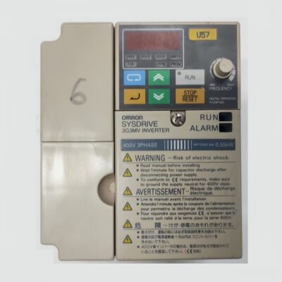OMRON SYSDRIVE 3G3MV-A4004 – 0,55 KW AC3PH 400 V – INVERTER MOTOR - 3G3MV A4004