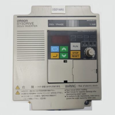 OMRON  3G3JV-AB007  – 1,1 KW  200 V AC1PH – INVERTER MOTOR – 3G3JV AB007