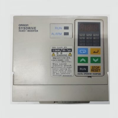 OMRON 3G3EV-A2015MA-CUE – PJV0P120E – 1,5 KW  AC3PH 230 V  INVERTER  – 3G3EV A2015MA CUE