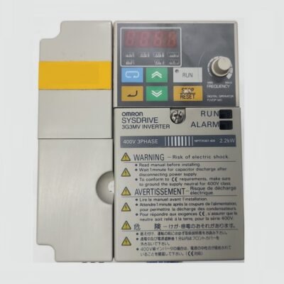 OMRON SYSDRIVE  3G3MV-A4022 + FILTER – 2,2 KW  AC3PH  400 V – INVERTER MOTOR – 3G3MV A4022