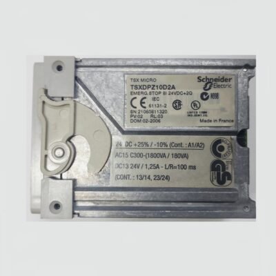 TELEMECANIQUE TSX MICRO TSXDPZ10D2A – PV:02 RL:03 EMERG STOP 8I  TSX DPZ10D2A  SCHNEIDER