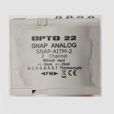 OPTO 22 SNAP ANALOG – SNAP-AITM-2 – 2 CHANNEL MILLIVOLT INPUT – AITM 2