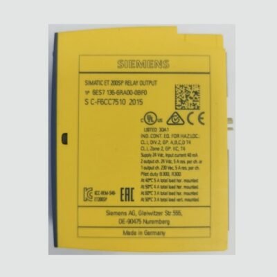 SIEMENS ET 200SP F RQ RELAY – 6ES7136-6RA00-0BF0 – 6ES7 136-6RA00-0BF0