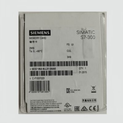 NEW - SIEMENS MEMORY CARD MMC 2 MB - 6ES7953-8LL31-0AA0 - 6ES7 953-8LL31-0AA0