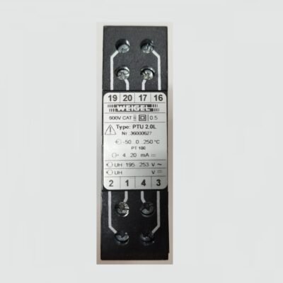 WEIGEL PTU 2.0L  36000627 - Transducer  PT100 - 4 - 20 mA TRANSDUCTOR