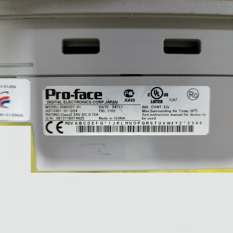 PRO-FACE AST3301-S1-D24 - PROFACE AST3301 S1 D24 - Imagen 9
