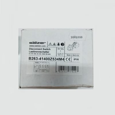 SALZER B263-41400Z534M4 DISCONNECT SWIITCH SÄLZER B263 41400Z534M4 – SECCIONADOR 3P + N