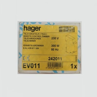 HAGER EV011 242011 – REMOTE CONTROL DIMMER 230 V – 300 W