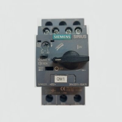 SIEMENS SIRIUS 4,5 – 6,3 A – 3RV2011-1GA15 – 3RV2011 1GA15 – GUARDAMOTOR – CIRCUIT BREAKER