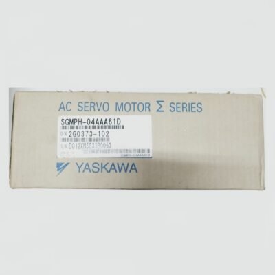 NEW - YASKAWA SGMPH-04AAA61D - SGMPH 04AAA61D – 400 W – 3000 RPM – 200 V – AC SERVO MOTOR