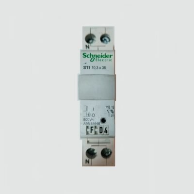 SCHNEIDER STI 10,3 x 38 – A9N15646 – BASE PORTA FUSIBLES 500 V – 1 P + N