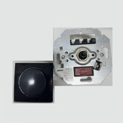 SIMON 313 – ..313-.. DIMMER REGULADOR DE LUZ 75311 – SIMON 75 28 + TAPA NEGRA
