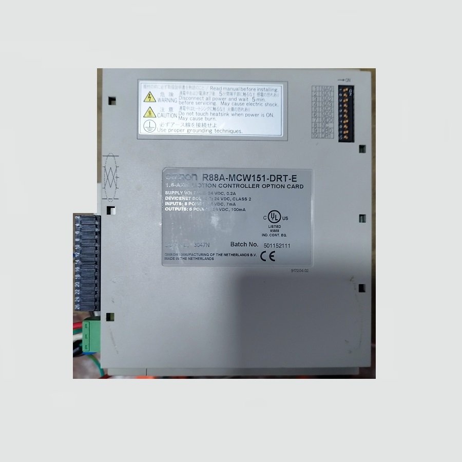 OMRON R88A-MCW151-DRT-E – 1.5 AXIS MOTION CONTROLLER – YASKAWA R88A MCW151 DRT E - Imagen 2