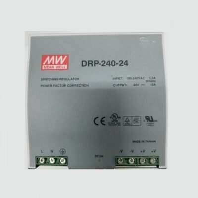 MEAN WELL DRP-240-24 230 V – 24 V DC – 3,5 AMP – MW – DRP 240 24