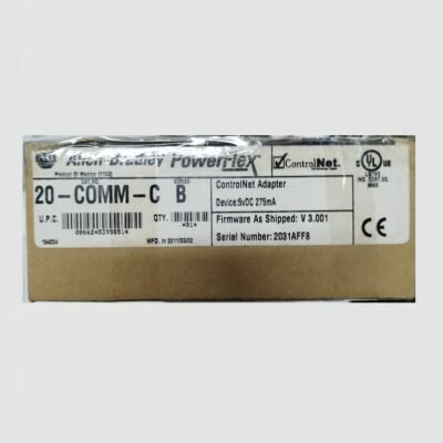 ALLEN BRADLEY POWERFLEX 20-COMM-C CONTROLNET + CABLES - 20 COMM C – 20COMMC