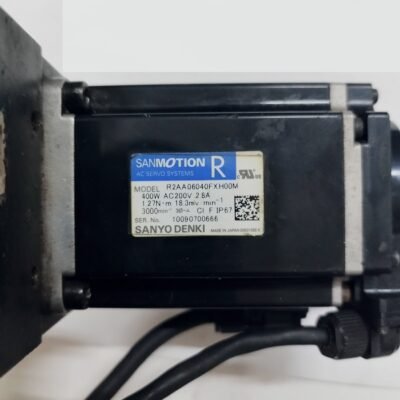 SANMOTION R SANYO DENKI R2AA06040FXH00M 400W 3000 RPM SERVOMOTOR