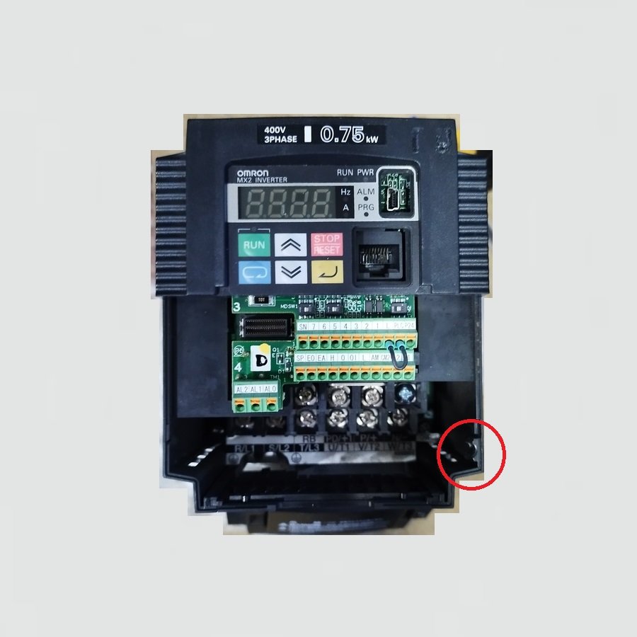 OMRON MX2 INVERTER 3G3MX2-A4007-E – 0,75 KW – WJ200-007HFE – INVERTER MOTOR – 3G3MX2 AB007 E - Imagen 2
