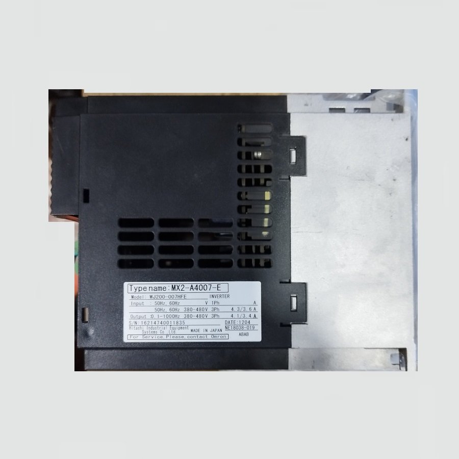 OMRON MX2 INVERTER 3G3MX2-A4007-E – 0,75 KW – WJ200-007HFE – INVERTER MOTOR – 3G3MX2 AB007 E - Imagen 3